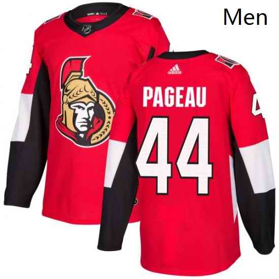 Mens Adidas Ottawa Senators 44 Jean Gabriel Pageau Premier Red Home NHL Jersey